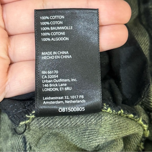 BDG Cowgirl Jeans Women's Green Distressed - Picture 5 of 5